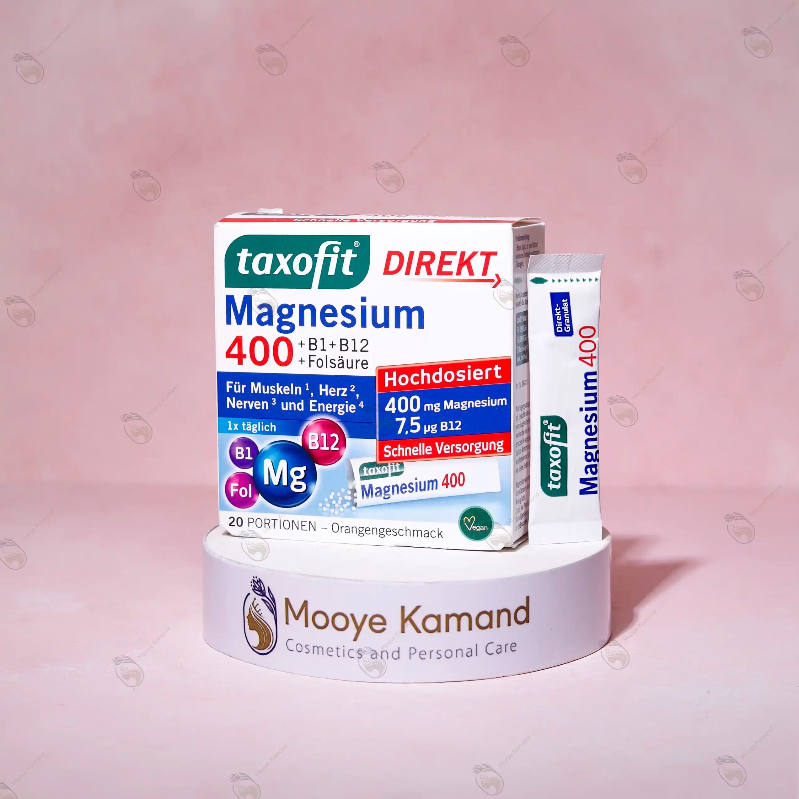 پودر منیزیم 400 و ویتامین گروه ب تاکسوفیت