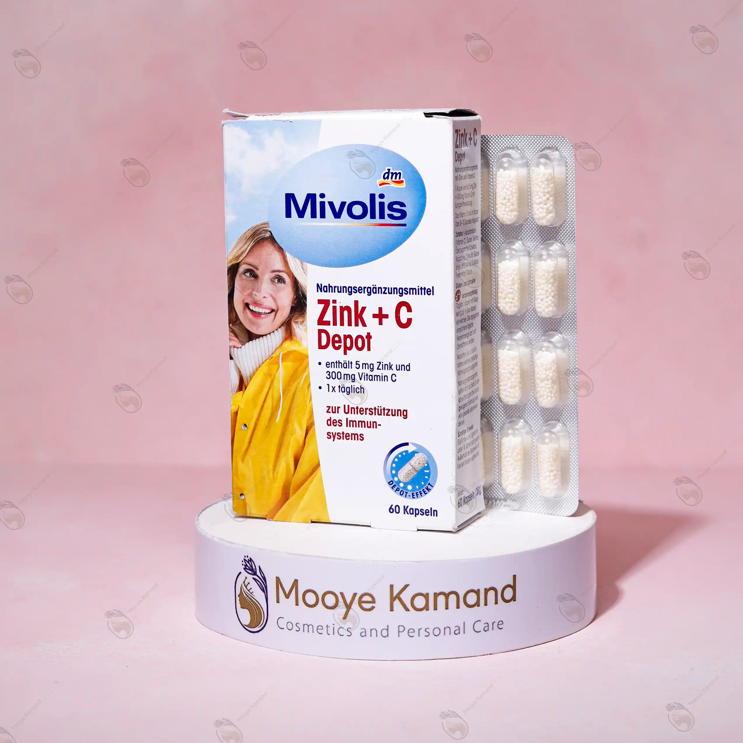 کپسول زینک و ویتامین سی Depot میولیس